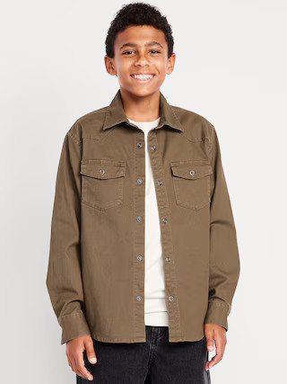 Long-Sleeve Western Pocket Shirt for Boys | Old Navy (US)