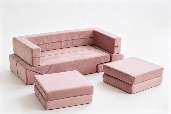 Original Modular Kids Play Couch \u2013 Premium Soft Foam with Slide for Open Ended Imaginative P... | Amazon (US)