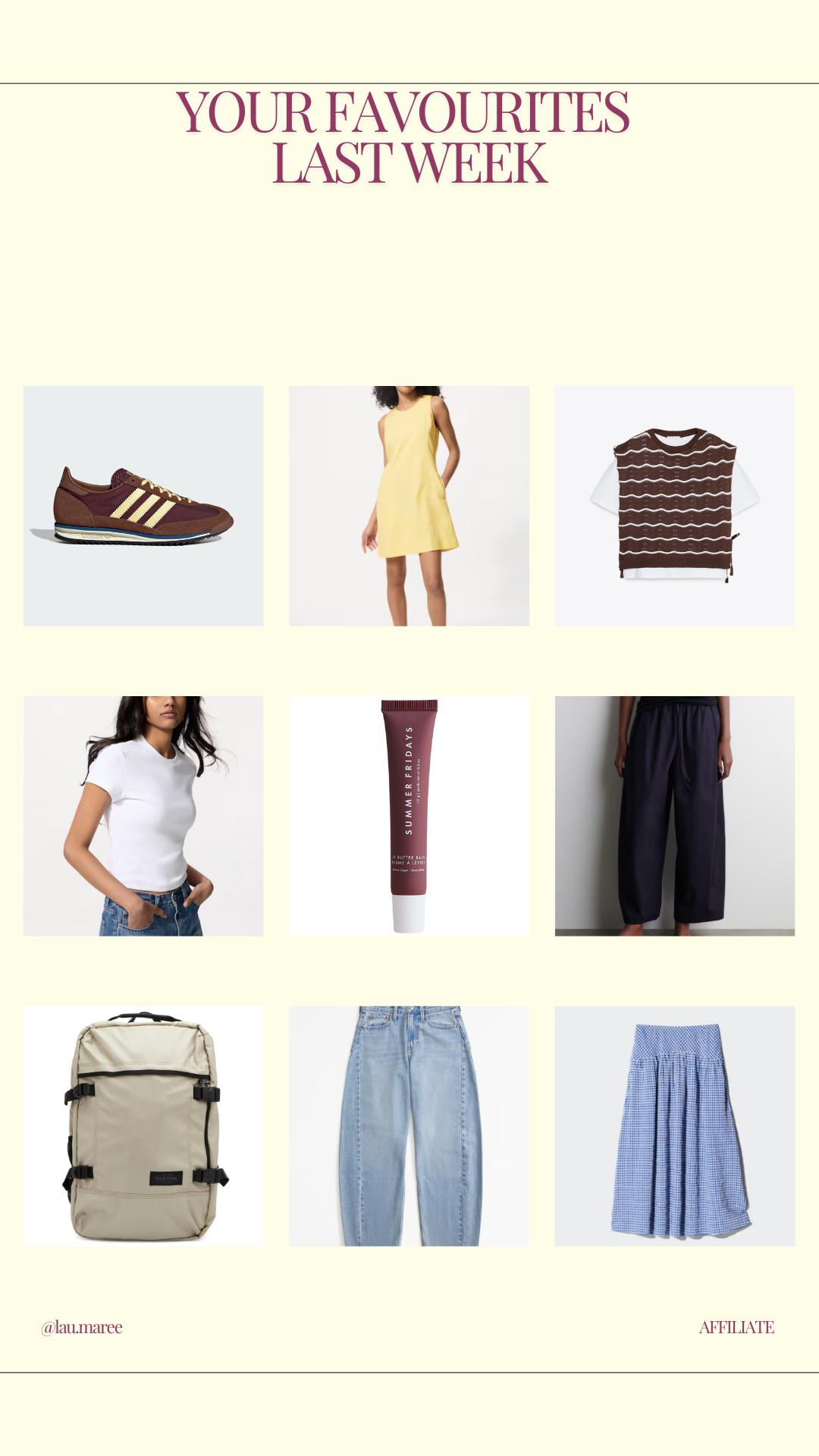 Your most loved / bought items that I have recommended over the last week or so! Loads of affordable Uniqlo bits in there. 

 #LTKuk #LTKspring #LTKeurope