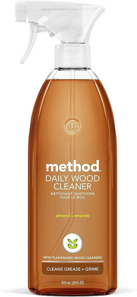 Method Daily Wood Cleaner, Almond, Cleans Shelves, Tables and Other Wooden Surfaces While Removin... | Amazon (US)