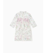 White Multi Azulina Girl Dress | La Coqueta