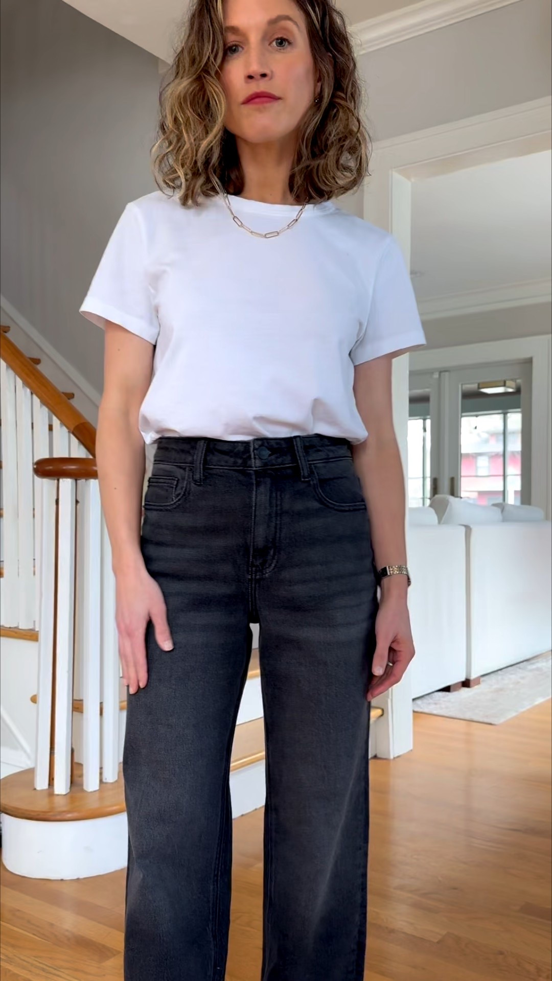 Black Jeans Three Ways with @onequince 

These jeans are such a good fit and have some stretch for comfort.

Here’s how to style them now and into spring .

#quincepartner


#LTKOver40 #LTKWorkwear #LTKPetite