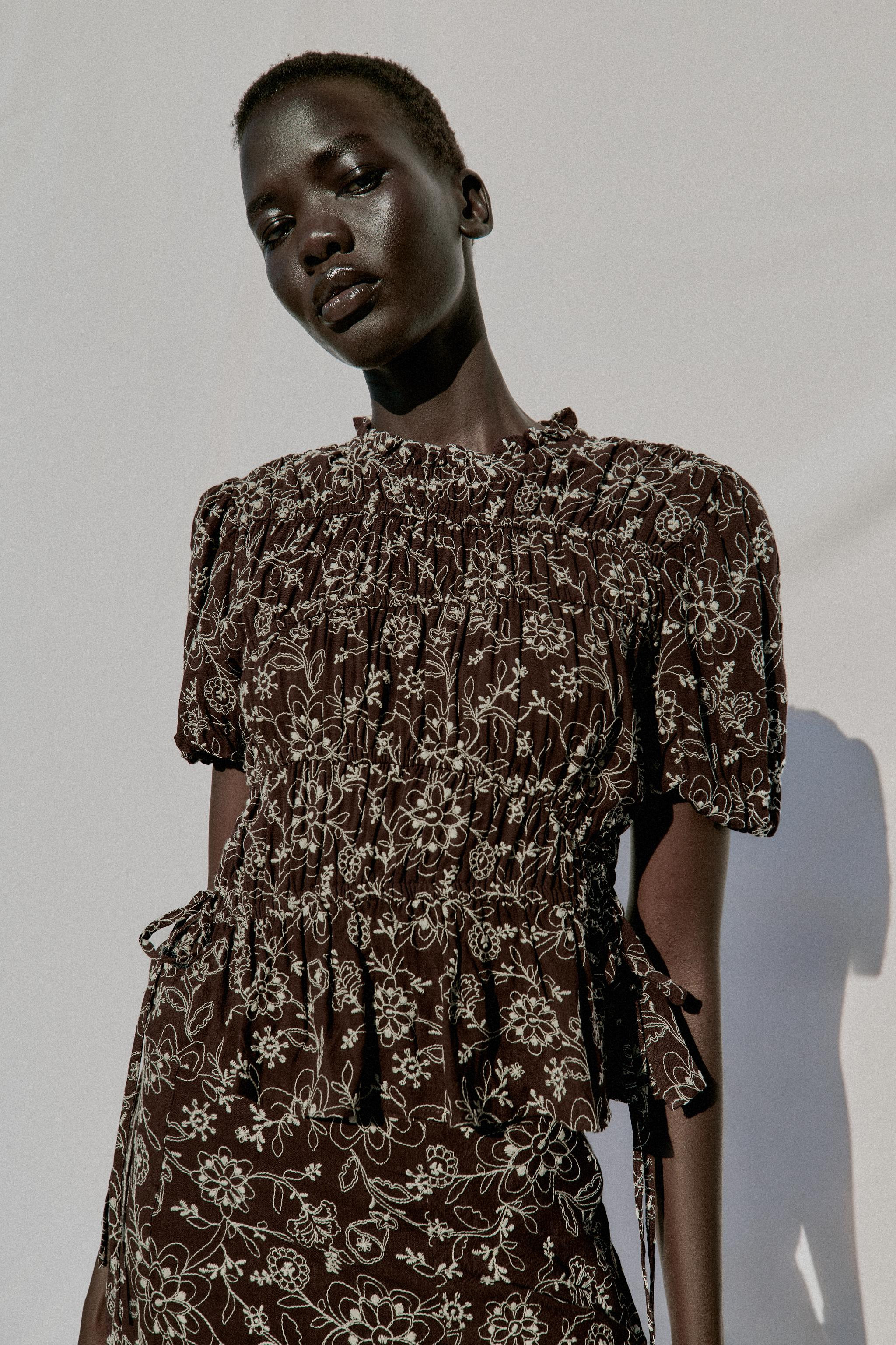 EMBROIDERED TOP | Zara UK