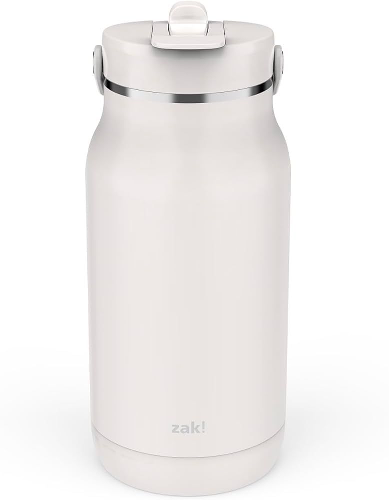 Zak Designs Harmony 2-in-1 Water Bottle for Travel or At Home, 64oz Recycled Stainless Steel is L... | Amazon (US)