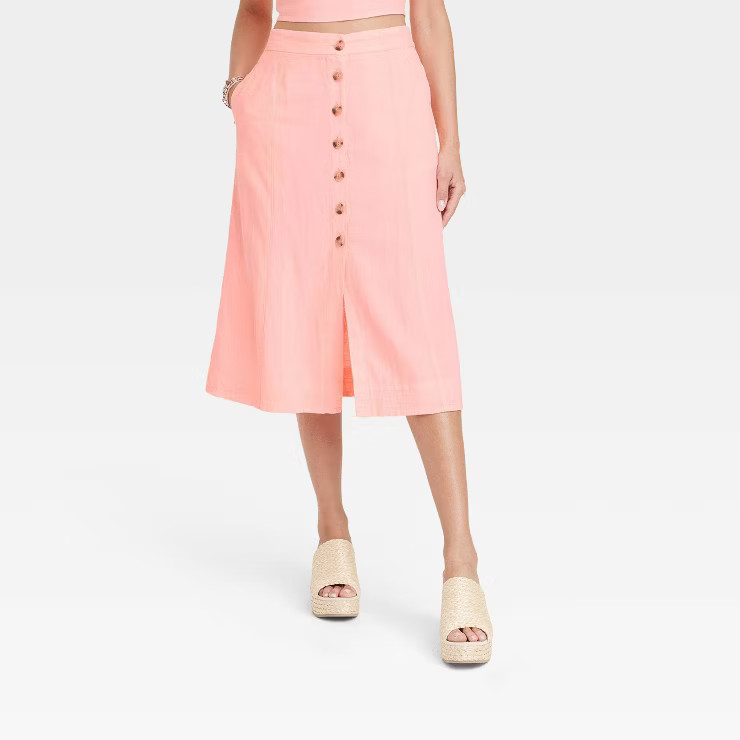 Women's Utility Midi A-Line Skirt - Universal Thread™ | Target