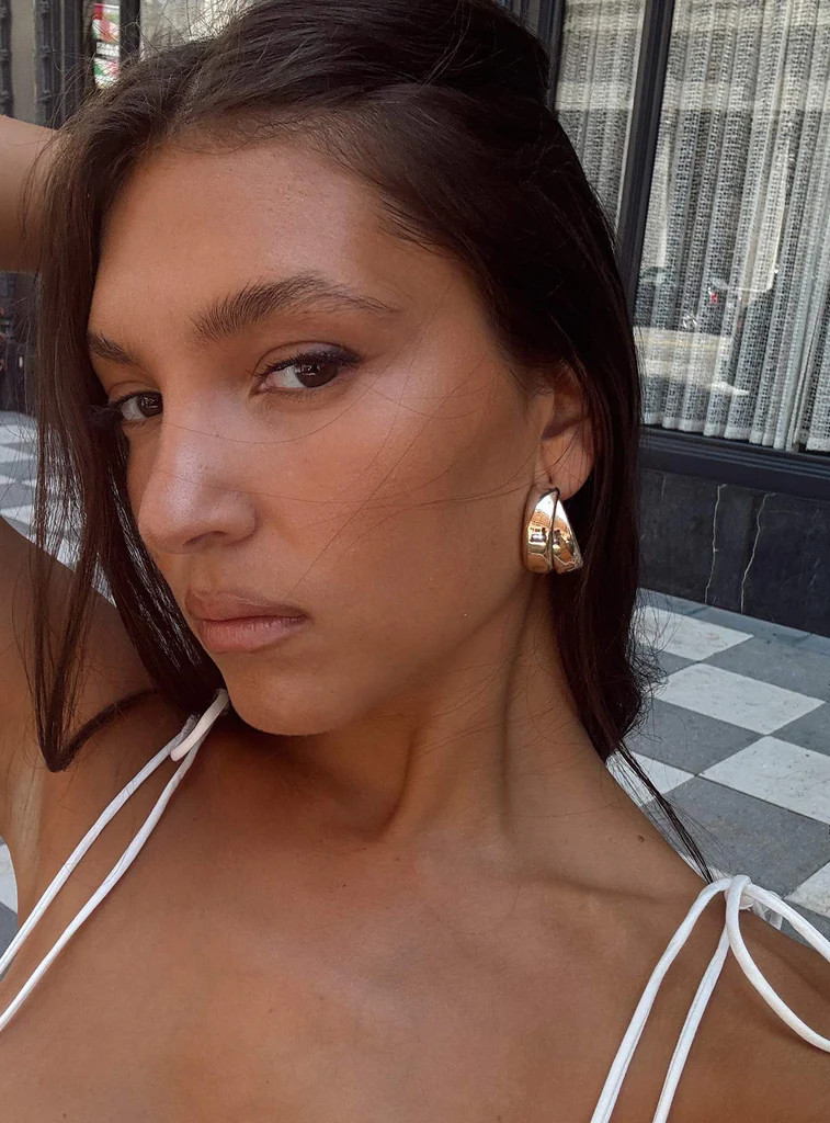 Zaveri Earrings Gold | Princess Polly US