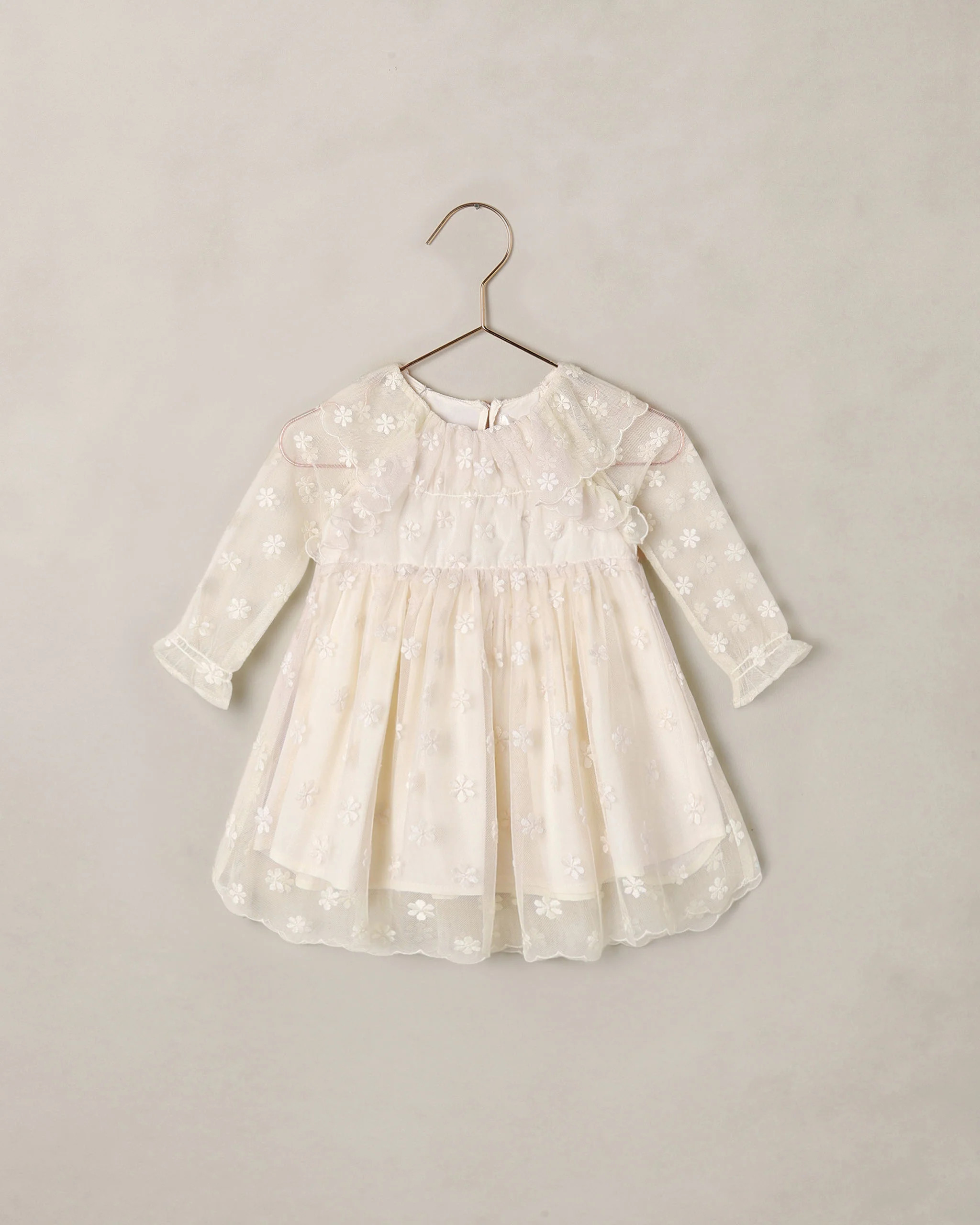 Celine Dress Embroidered Daisy | Rylee + Cru