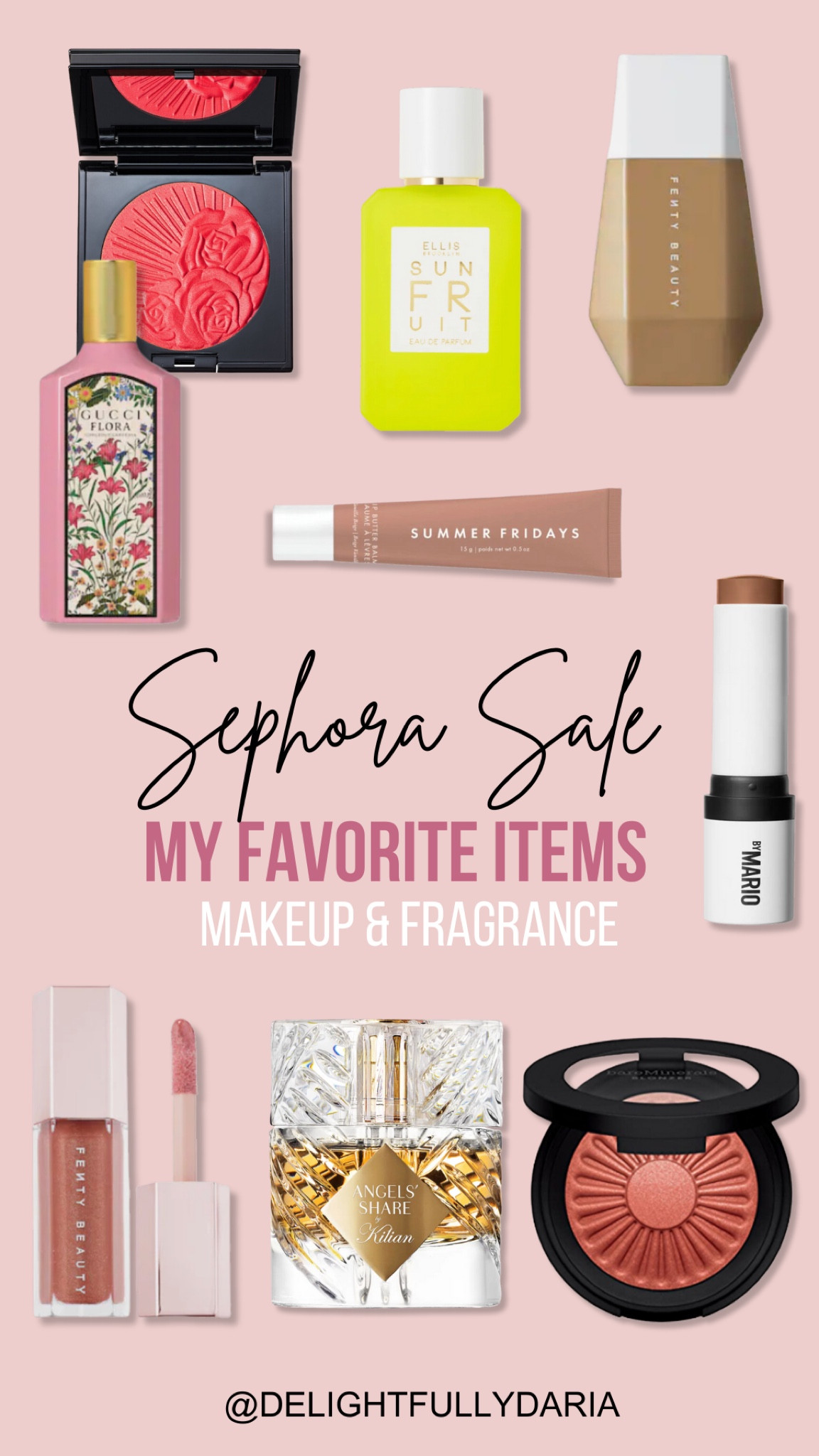 My favorite makeup and fragrance items from the Sephora sale! 

Gucci, Pat McGrath, Ellis Brooklyn, Fenty Beauty, Makeup by Mario, Bare Minerals, Perfume, Summer Fridays, lip balm, blush, lip gloss, contour stick, skin tint

#LTKbeauty #LTKBeautySale #LTKsalealert
