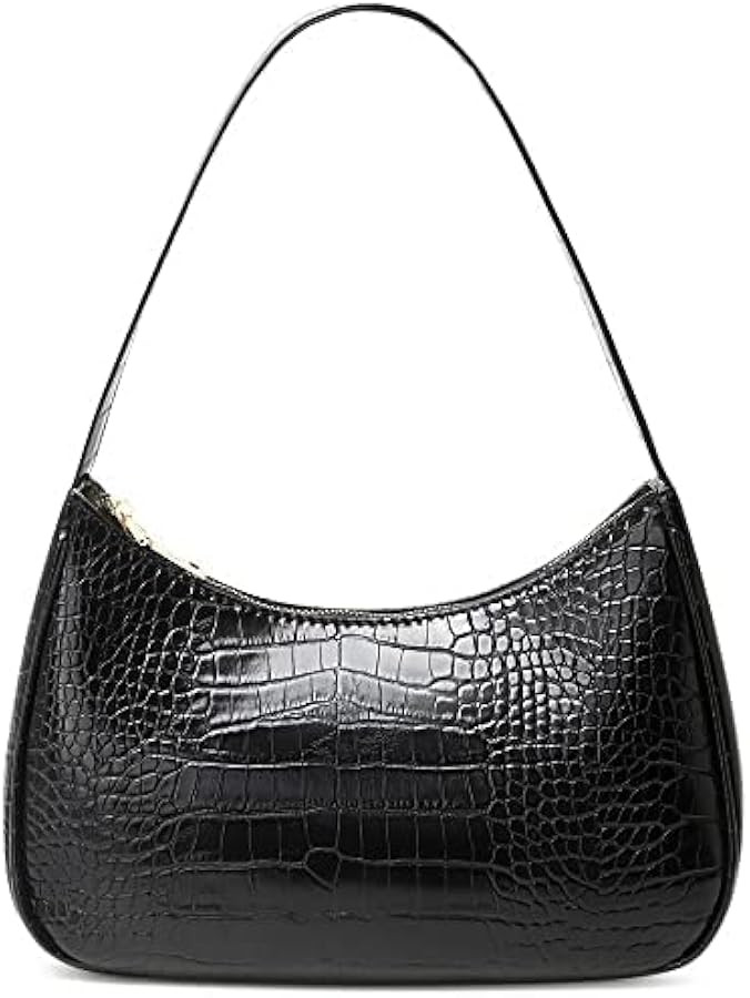 Shoulder Bags for Women, Cute Hobo Tote Handbag Mini Clutch Purse with Zipper Closure | Amazon (US)