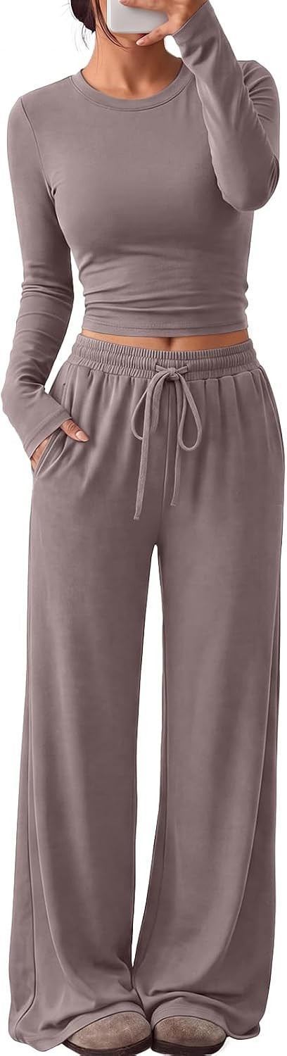 Trendy Queen Women's 2 Piece 2026 Fall Fashion Lounge Set with Pockets | Amazon (US)