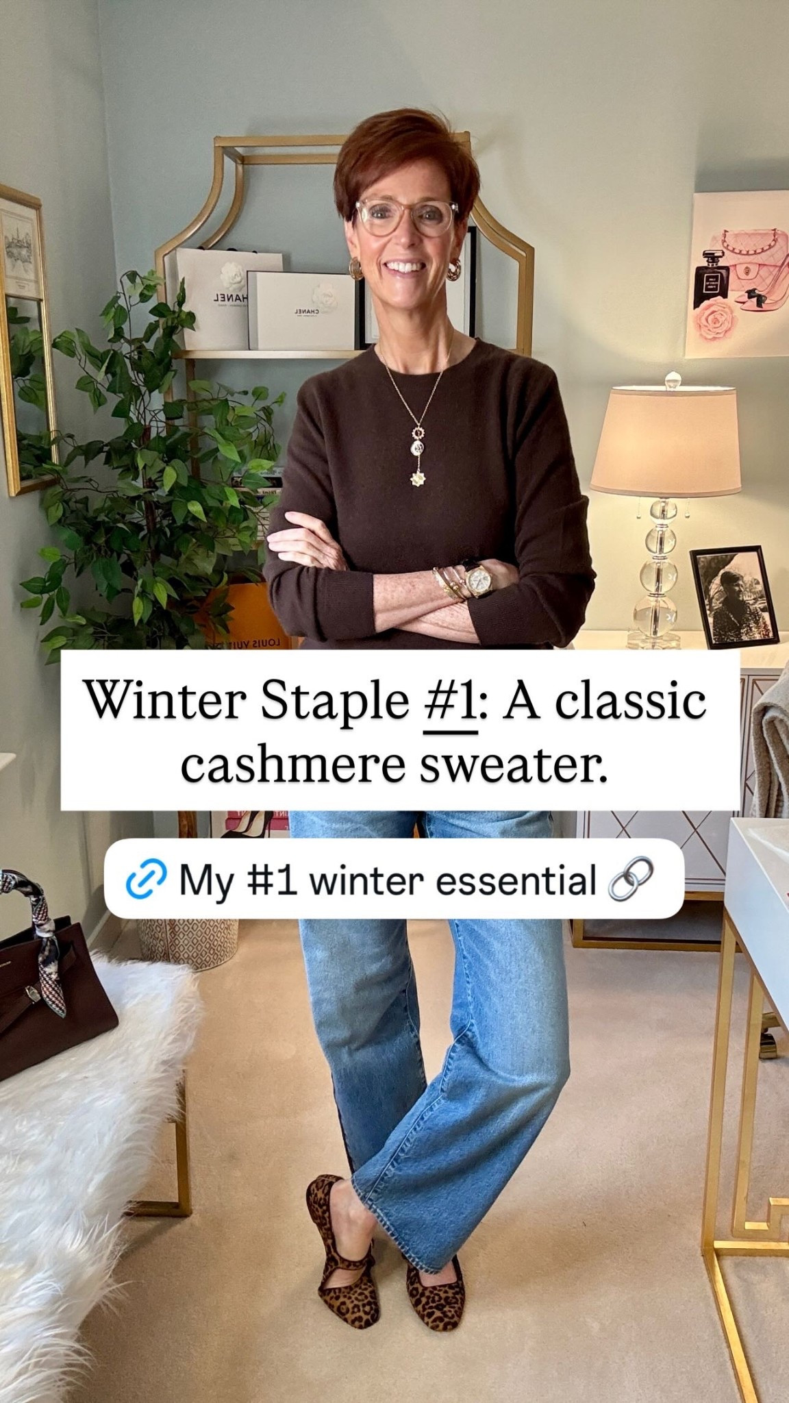 Winter Staple #1: A classic cashmere sweater.

#LTKTall #LTKootd #LTKOver40