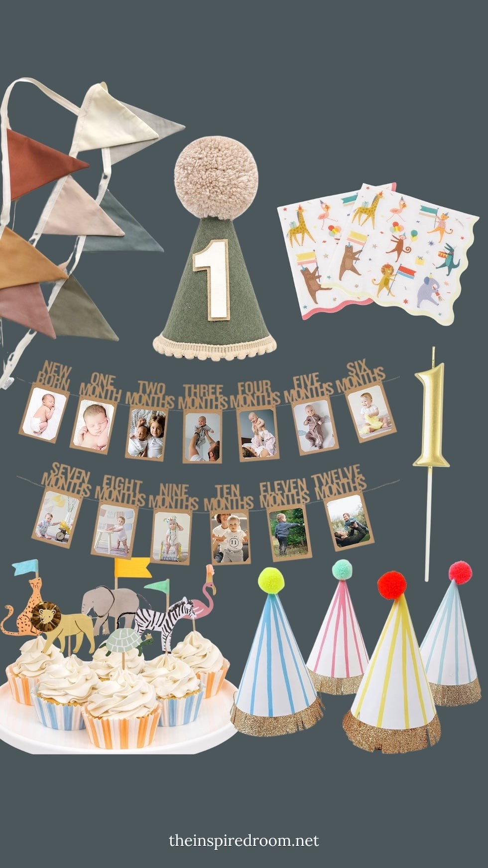 First birthday party decor (see ideas from my grandson Forrest’s first birthday on theinspiredroom.net)

#LTKKids #LTKBaby #LTKParties