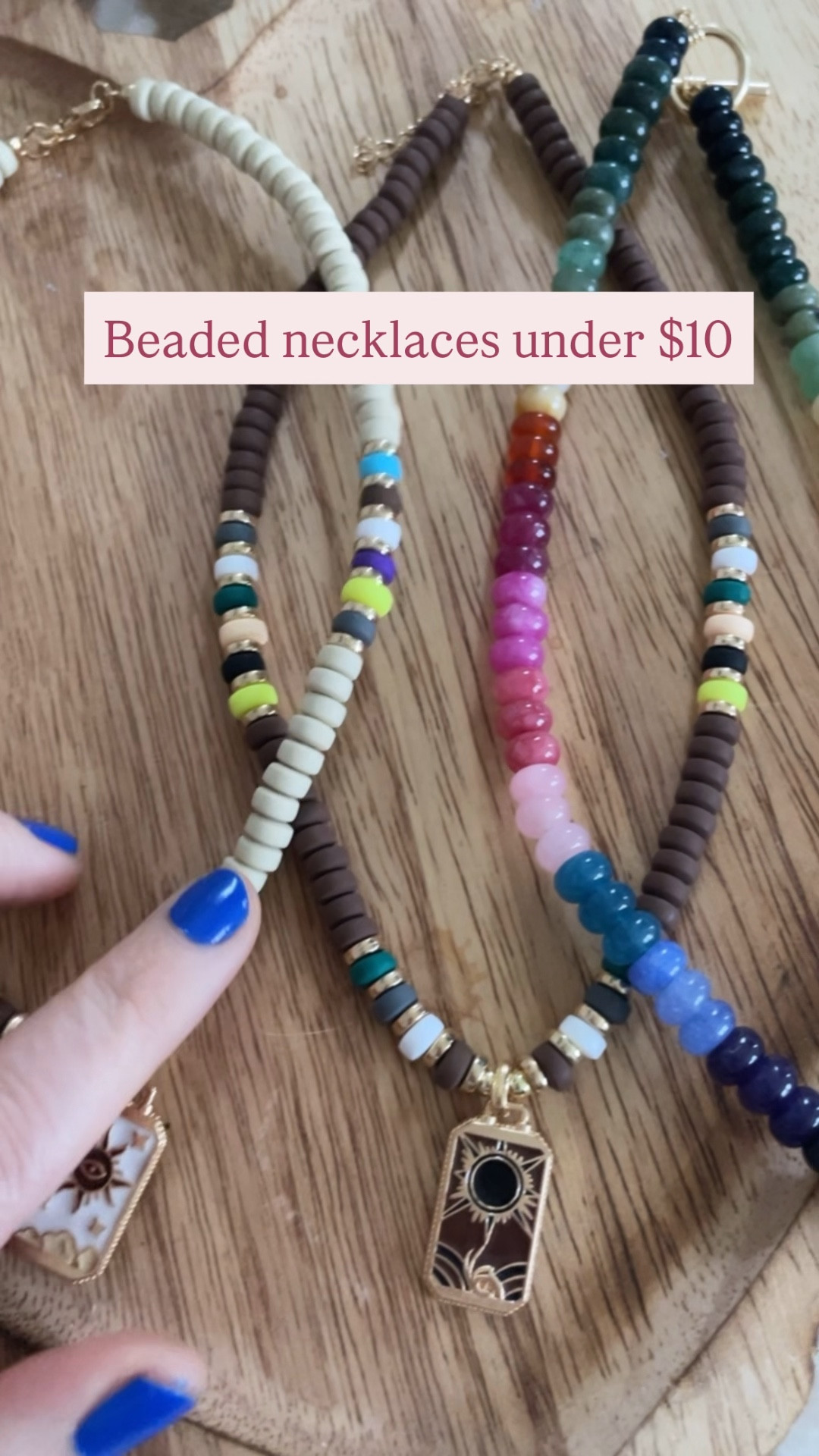 Cute beaded necklaces under $10

#LTKSaleAlert