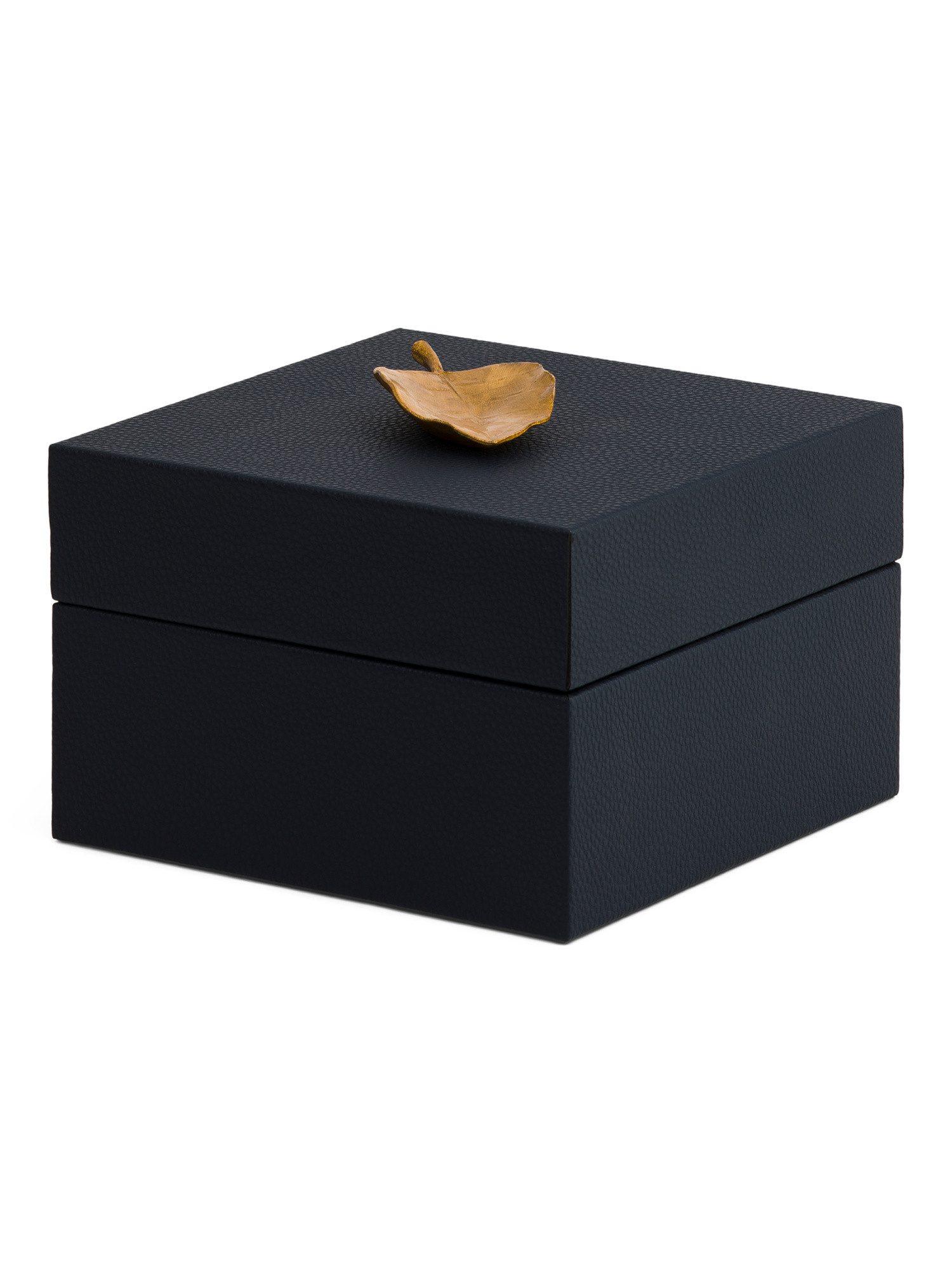 6.5x8 Metal Leaf Decorative Box | TJ Maxx