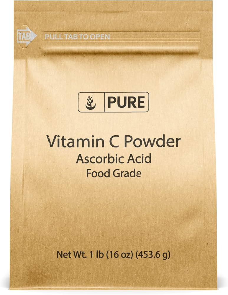 PURE ORIGINAL INGREDIENTS Vitamin C Powder (1 lb) Ascorbic Acid, Non GMO, Dietary Supplement | Amazon (US)