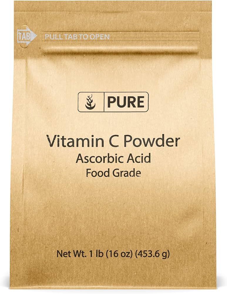 PURE ORIGINAL INGREDIENTS Vitamin C Powder (1 lb) Ascorbic Acid, Non GMO, Dietary Supplement | Amazon (US)
