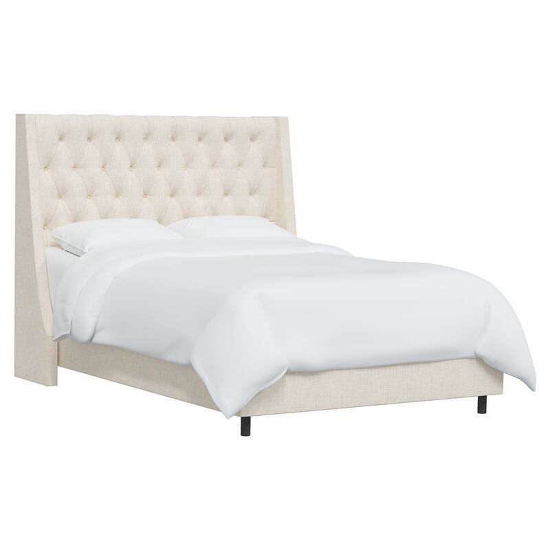 Allie Tufted Wingback Bed | One Kings Lane