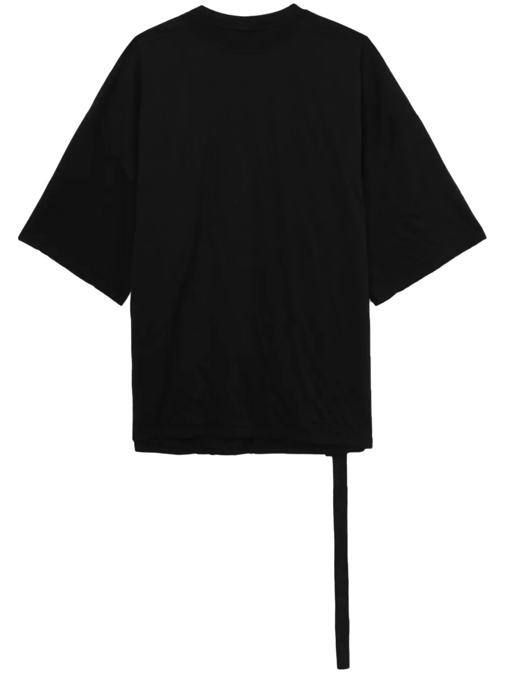 Rick Owens DRKSHDW drawstring-hem half-sleeved T-Shirt  - Farfetch | Farfetch Global