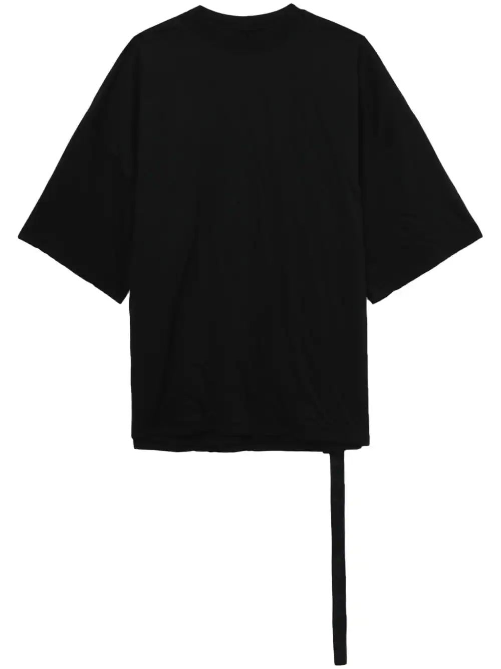 Rick Owens DRKSHDW drawstring-hem half-sleeved T-Shirt  - Farfetch | Farfetch Global