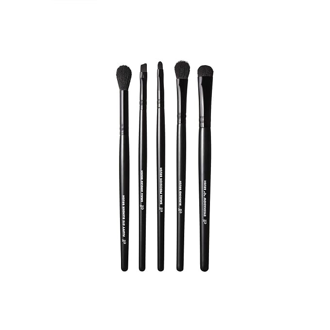 e.l.f. Smoky Eye Brush Kit, Synthetic, 5Piece Set | Amazon (US)
