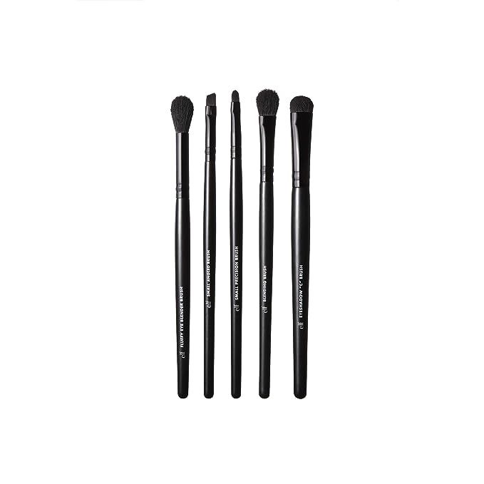 e.l.f. Smoky Eye Brush Kit, Synthetic, 5Piece Set | Amazon (US)
