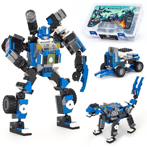 JitteryGit Robot STEM Building Toys for Boys | Christmas Gifts for Kids Ages 7 8 9 10 11 12 13 14... | Walmart (US)