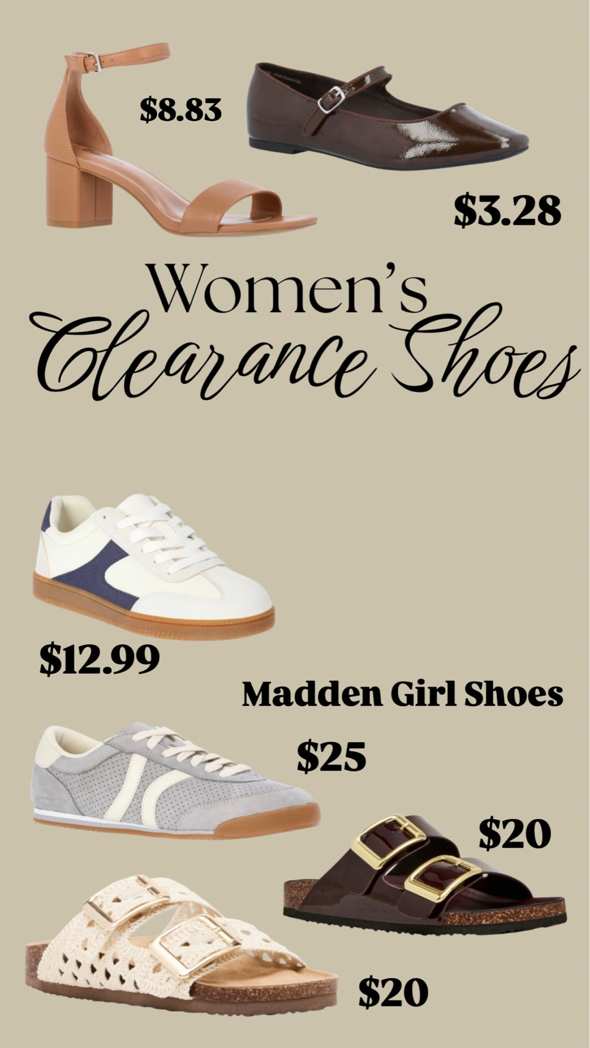 Clearance Shoes at Walmartt

#LTKSaleAlert #LTKOver40 #LTKActive
