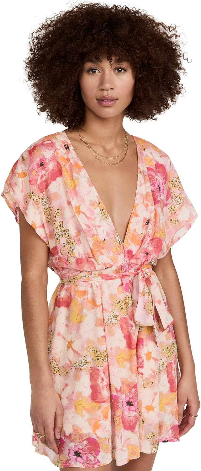 Free People Women's Freddy Tie Mini Dress | Amazon (US)