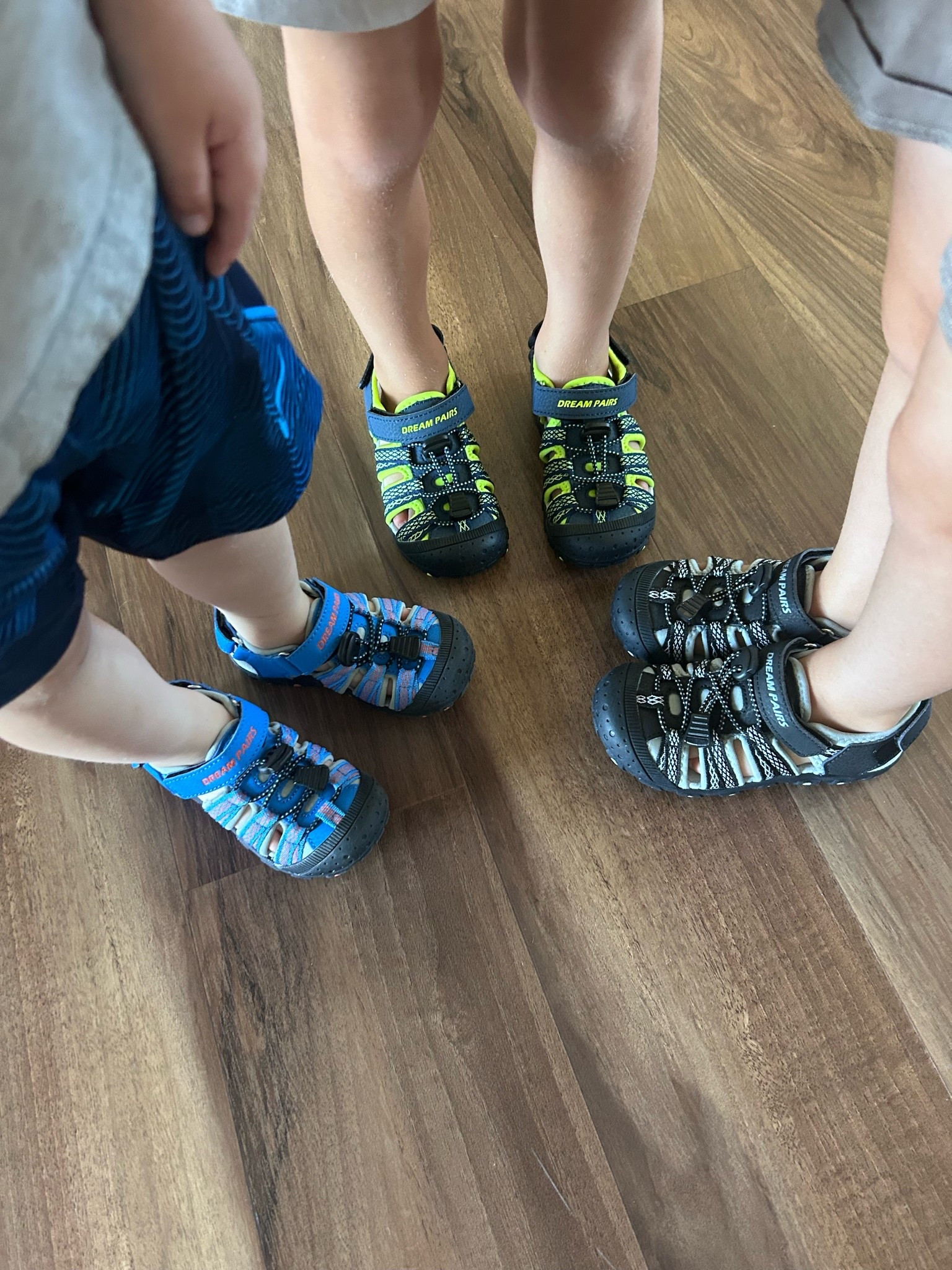 Showing off their new sandals! Under $30 and run TTS if not a tiny bit small.

#LTKSaleAlert #LTKKids #LTKBaby