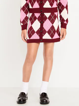 Sweater-Knit A-Line Skirt for Girls | Old Navy (US)