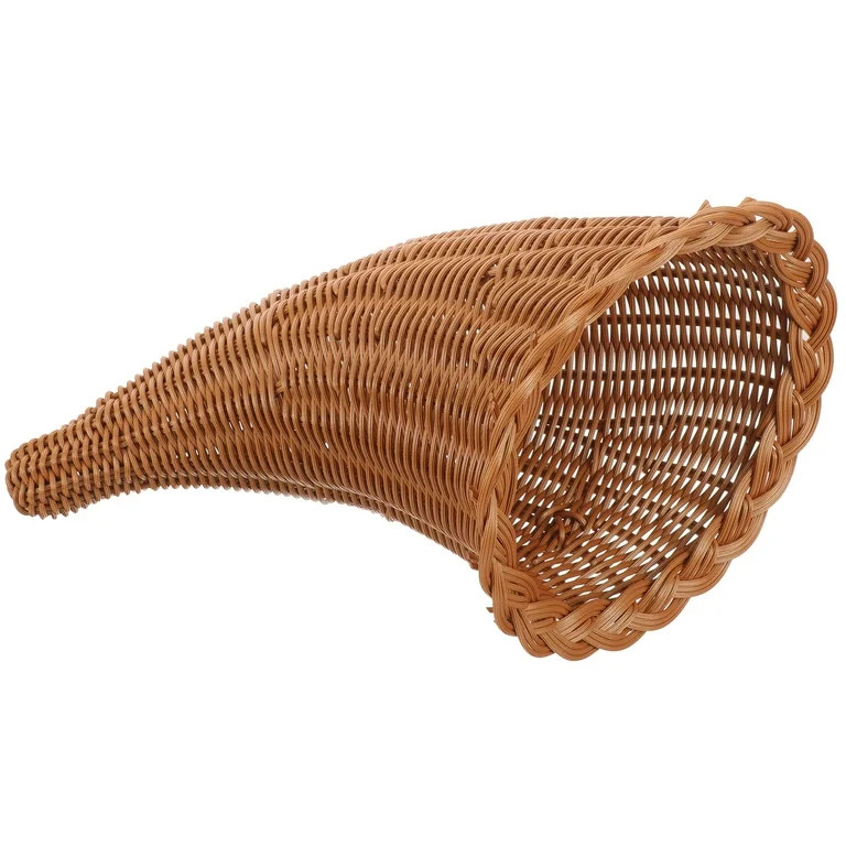 Gregiular Large Wicker Cornucopia Basket for Thanksgiving Harvest | Walmart (US)