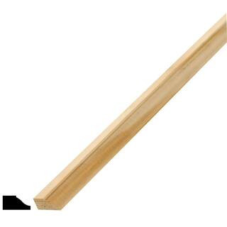 WM 951 3/8 in. x 3/4 in. x 96 in. Pine Stop Moulding | The Home Depot
