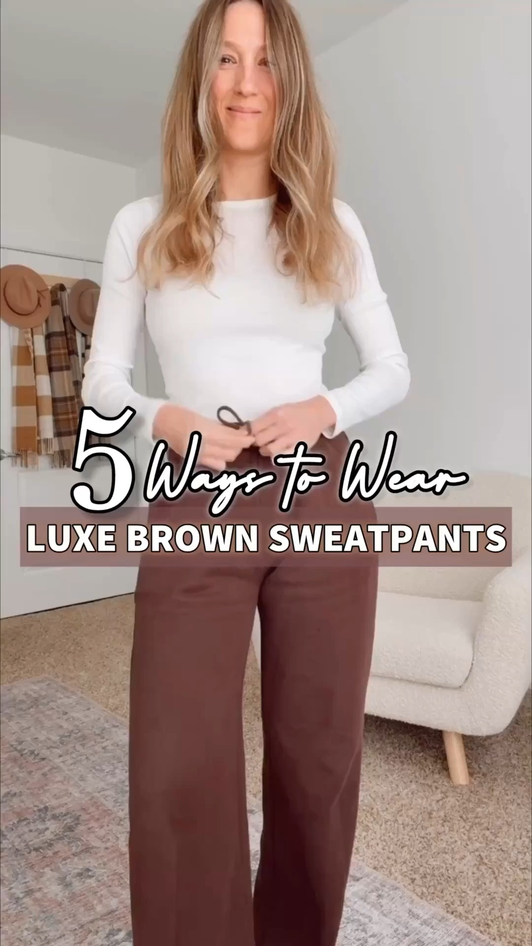 These sweatpants are my current favorite thing in my closet. I’ve been finding new ways to wear them every week, and they somehow work for errands, coffee runs, and even dinner.

brown sweatpants outfit, fall outfit ideas, neutral outfit ideas, casual outfit inspiration, fashion over 40, capsule wardrobe, elevated loungewear, cozy outfit, minimalist style, everyday outfit ideas, fall fashion 2026, amazon fashion finds

#LTKmomlife #LTKActive #LTKOver40