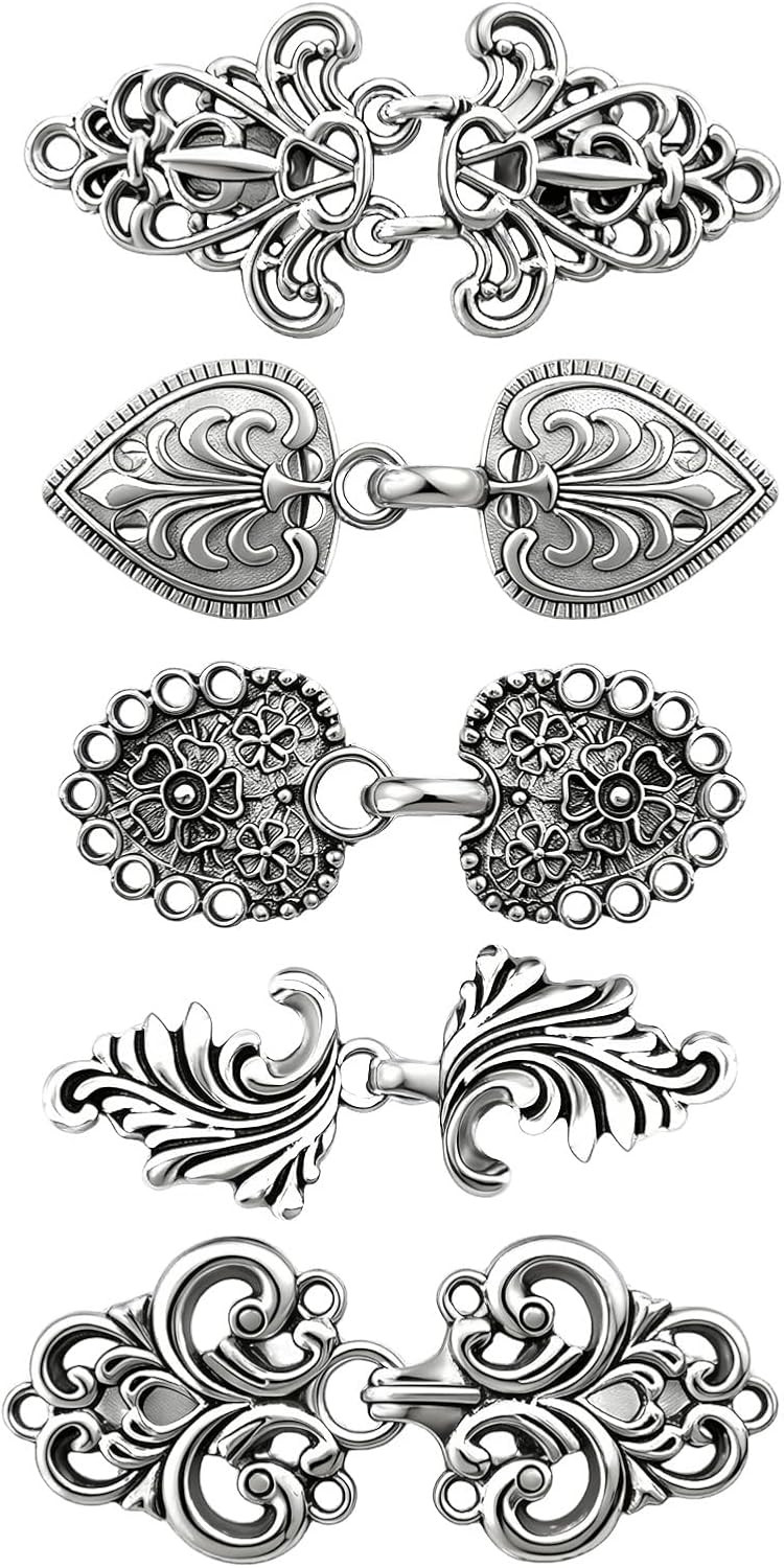 5 Pcs Vintage Cinch Clip, Shirt Tightener, Dress Waist Cincher Clip | Amazon (US)