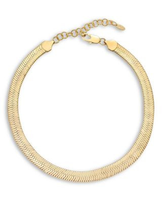 Snake Smooth Herringbone Chain Necklace, 18-21" | Bloomingdale's (US)