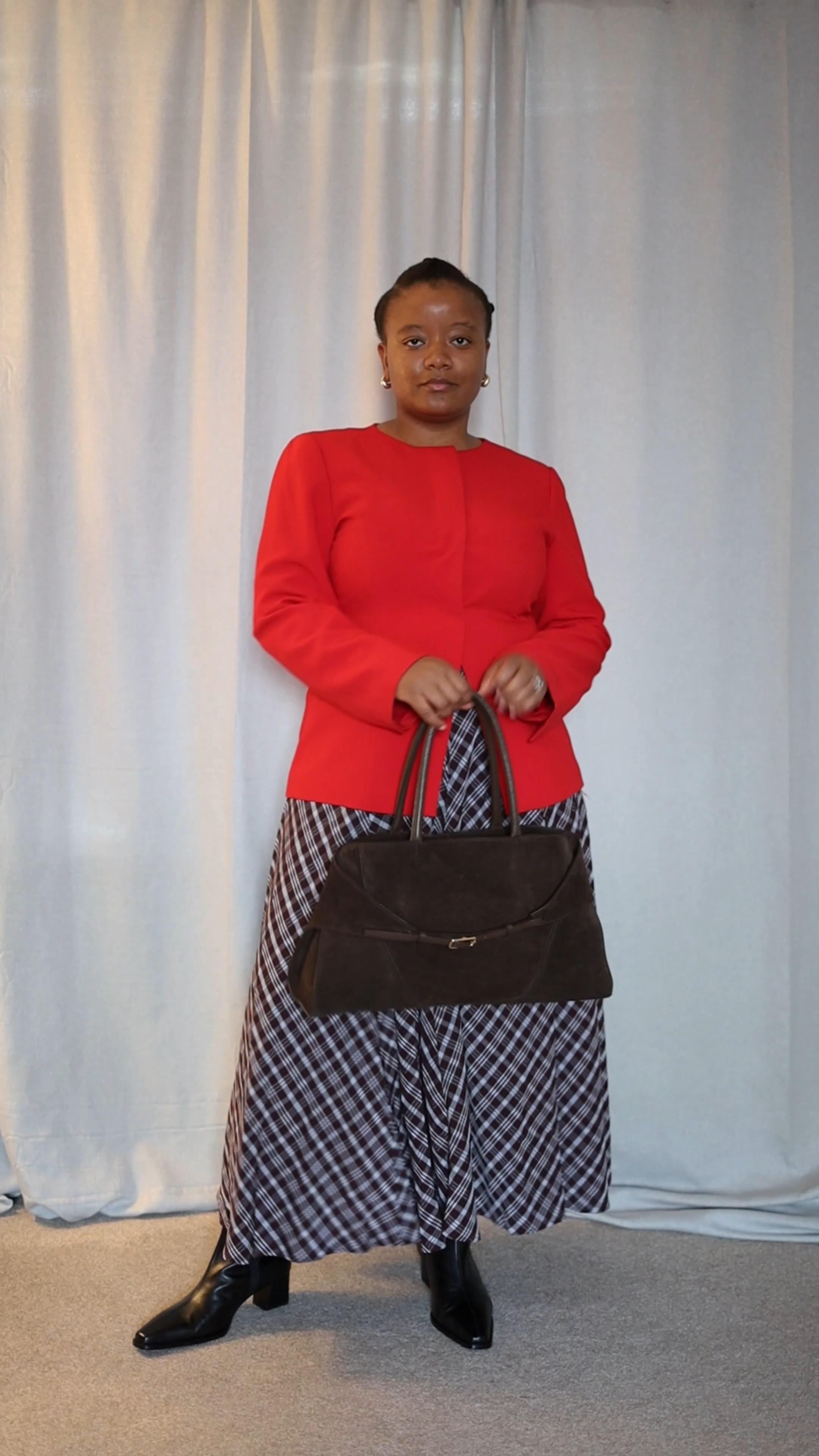 sharing my autumn picks that will help you transition with style.Here opting for a beautiful checked slip skirt from Mit Velvet and some ankle boots from Mark's and Spencer 

#LTKFashionMonth #LTKmodest #LTKautumn