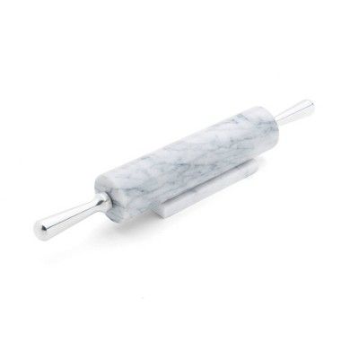 Marble Rolling Pin with Metal Handles White - Fox Run | Target