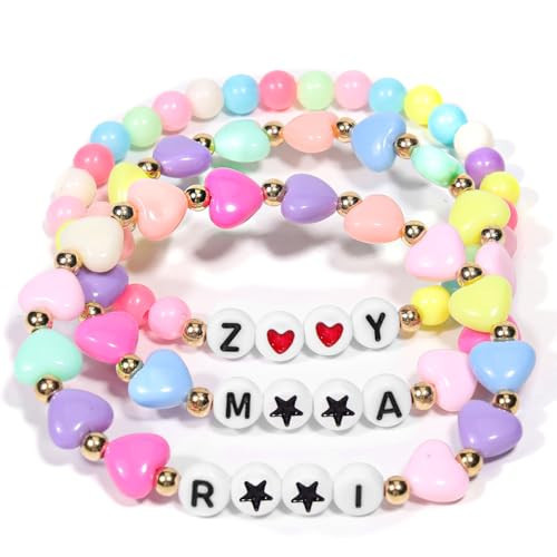 AICase for Kpop Demon Merch Inspired Bracelets 3 Pcs Stackable Stretch Friendship Beaded Bracelets k pop Cosplay Costume Outfit Merchandise Jewelry Gifts for Fans Women Birthday Christmas Stocking_1 | Amazon (US)