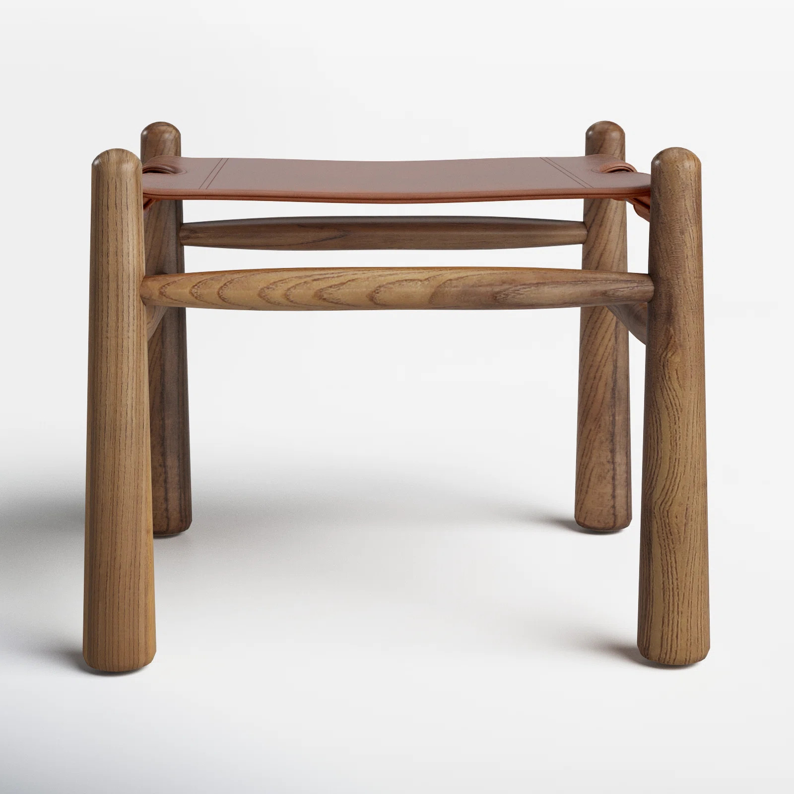 AllModern Jaylie 24.25" Wide Genuine Leather Standard Ottoman | Wayfair | Wayfair North America