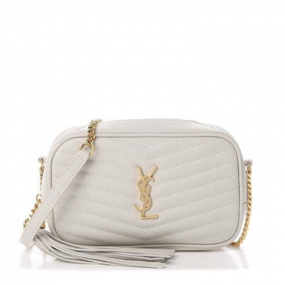 SAINT LAURENT

Grain De Poudre Matelasse Monogram Mini Lou Camera Bag Crema Soft | Fashionphile