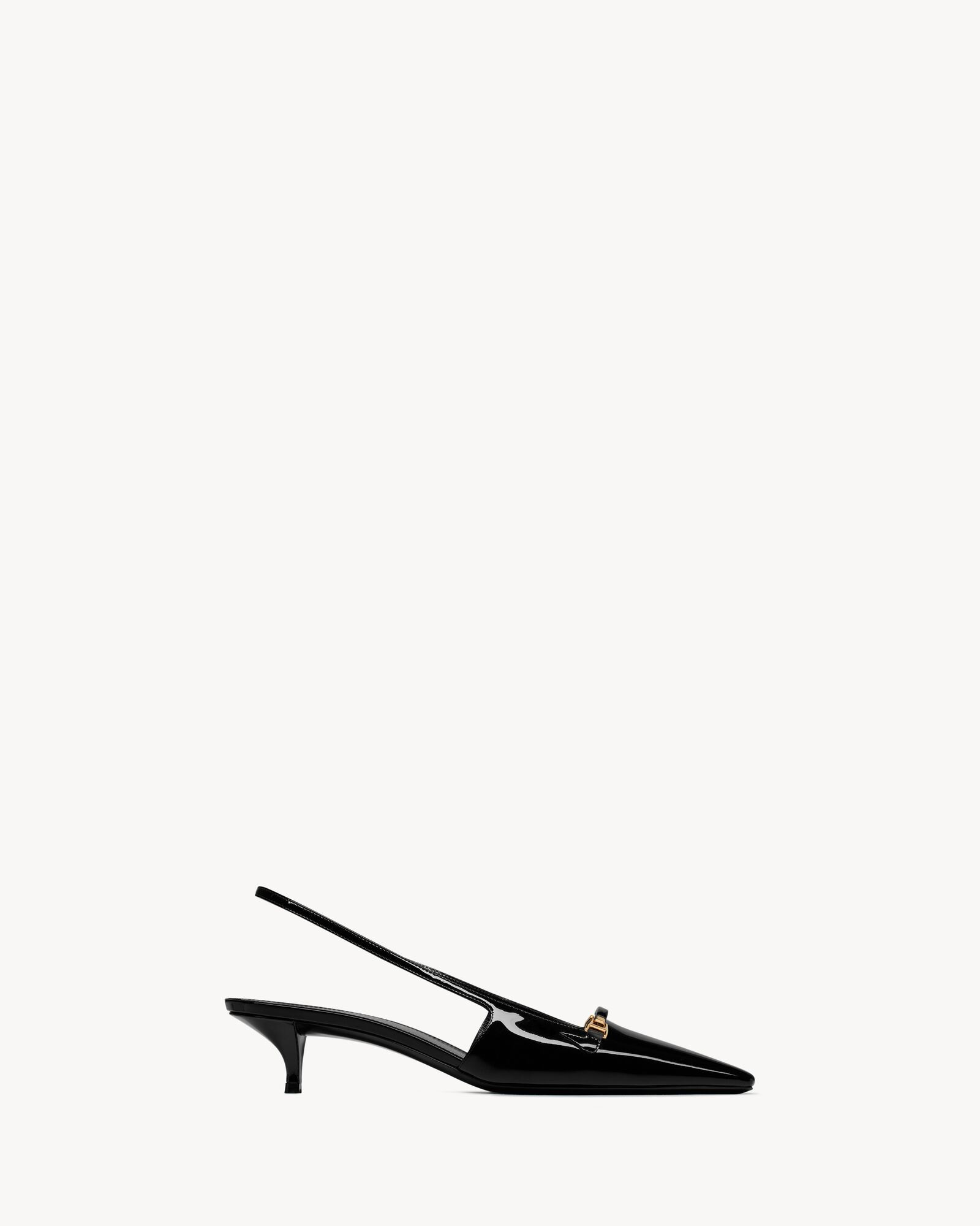 blade slingback pumps in patent leather | Saint Laurent Inc. (Global)