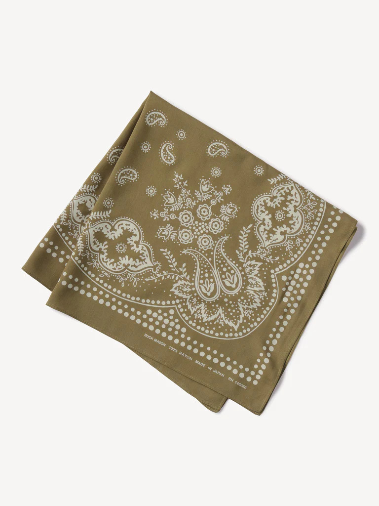 Japanese Riders Rayon Bandana | Buck Mason