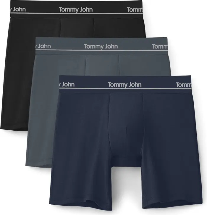 Tommy John 3-Pack Essential Luxe 6-Inch Boxer Briefs | Nordstromrack | Nordstrom Rack