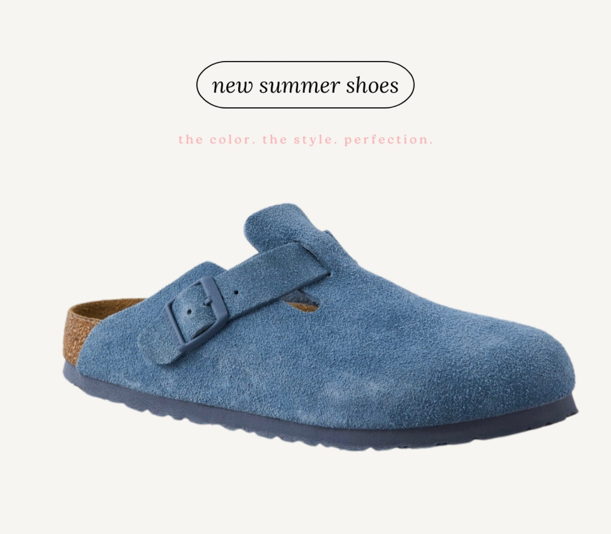 Blueberry Birkenstocks for summer 🫐

Blue suede Birkenstock Boston clogs, summer shoes

#LTKStyleTip #LTKSummerSales #LTKShoeCrush