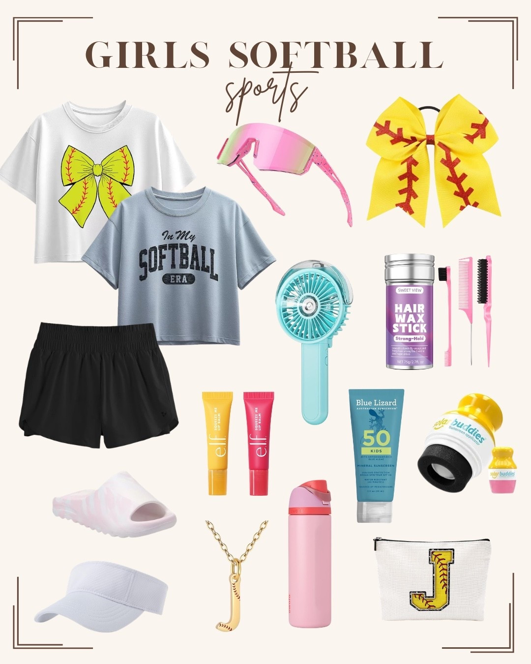 Girls softball season must-haves 