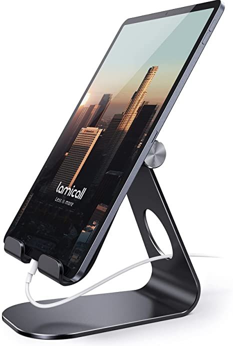 Tablet Stand Adjustable, Lamicall Tablet Stand : Desktop Stand Holder Dock Compatible with Tablet... | Amazon (US)