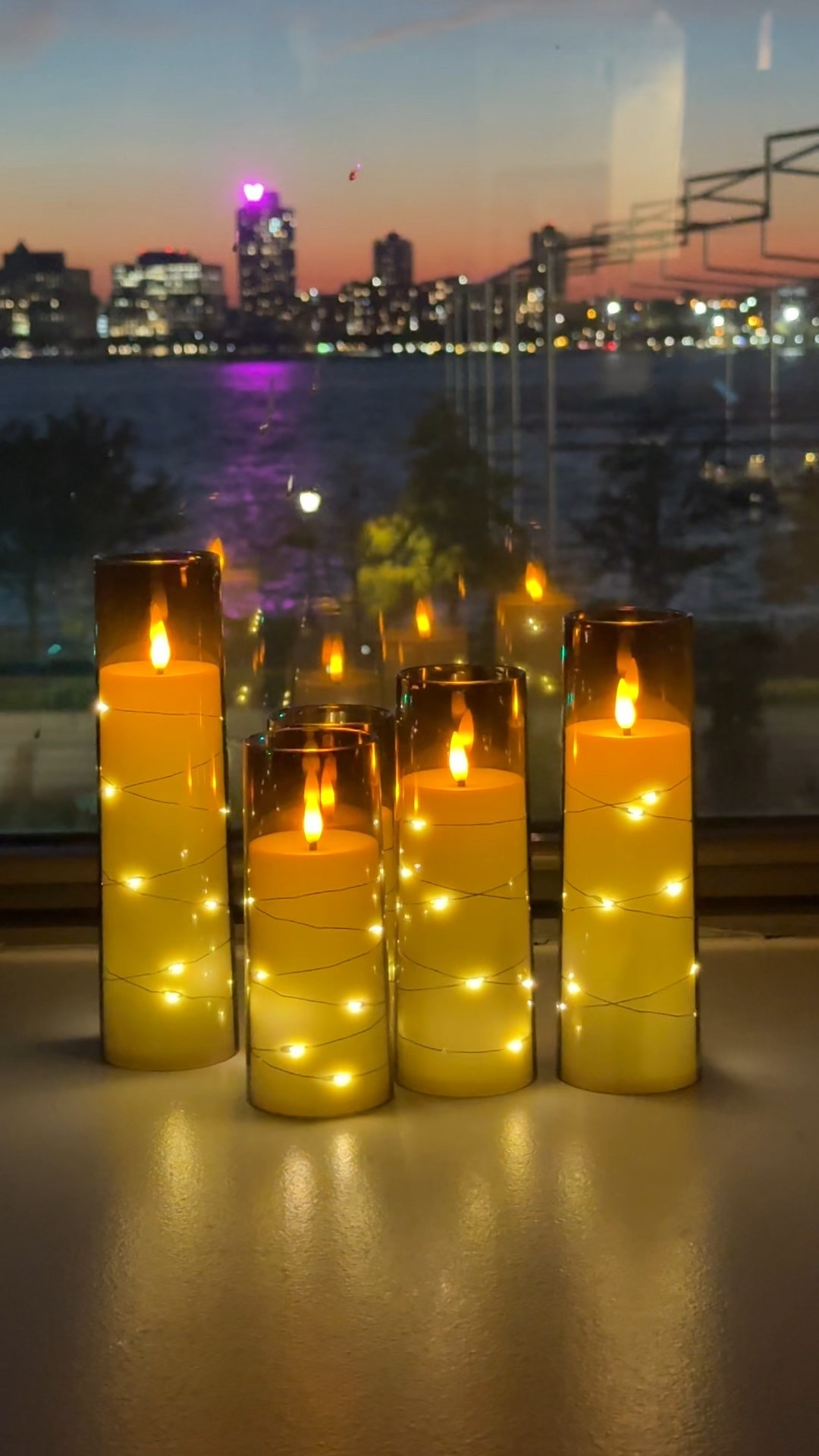 The prettiest blameless candles with twinkle lights. From Amazon! 

#LTKHome
