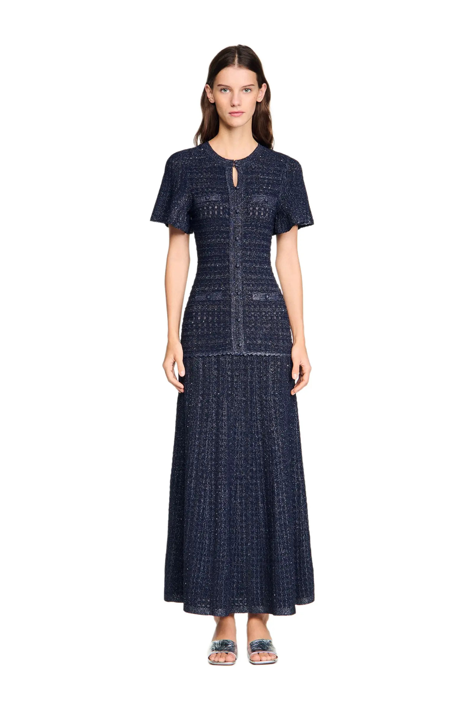 Rhinestone knit maxi dress | Nordstrom