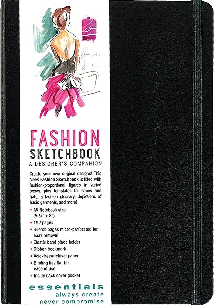 Essentials Fashion Sketchbook (366 Figure Templates to create your own designs!) Fashion Sketchpa... | Amazon (US)