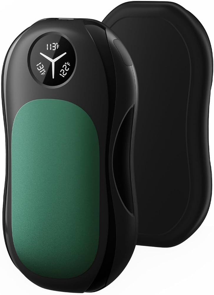 Hand Warmers Rechargeable 2 Pack: 6000mAh Reusable Electric Hand Warmer, 2-in-1 Magnetic Handwarm... | Amazon (US)